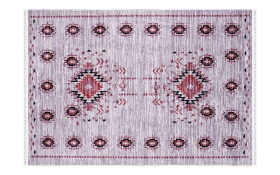 Bamboo Premium Carpet - ( 160 X 230 ) cm L.Purple & Red