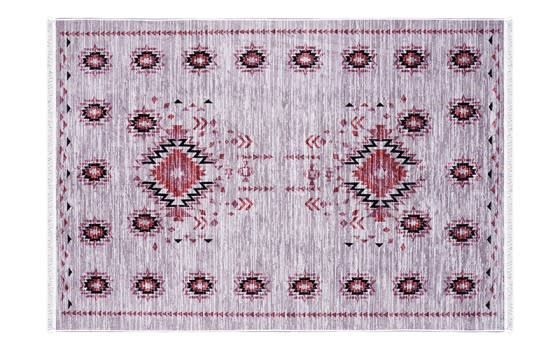 Bamboo Premium Carpet - ( 120 X 180 ) cm L.Purple & Red