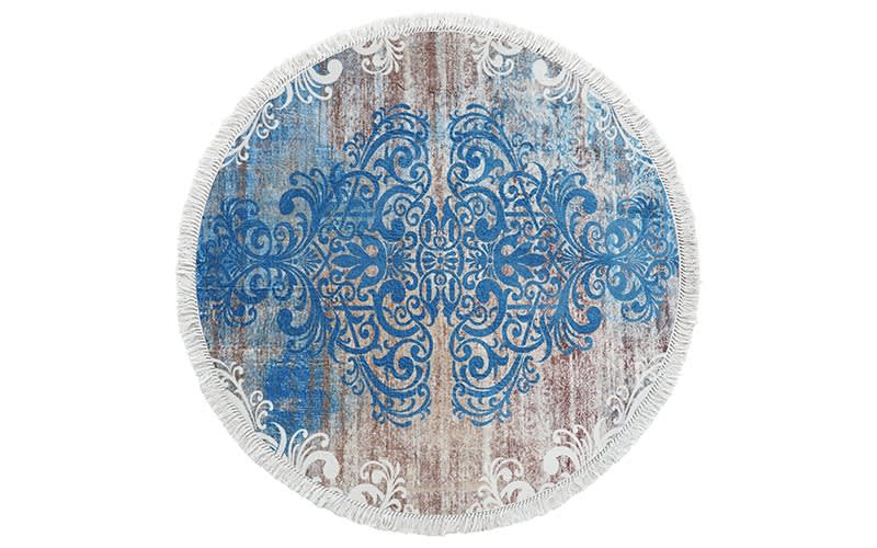سجاد بامبو الفاخر - ( 160 × 160 ) سم متعدد اللون