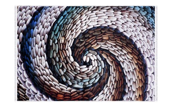 سجاد بامبو الفاخر - ( 160 × 230 ) سم متعدد اللون