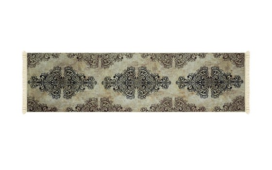 Bamboo Premium Carpet - ( 300 X 80 ) cm Beige & Black