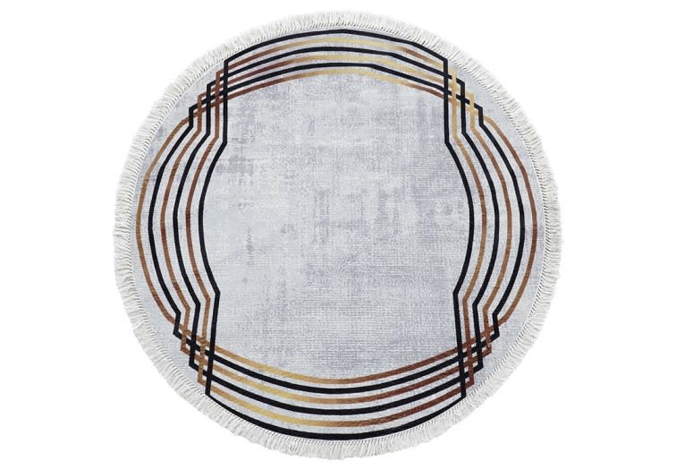 Bamboo Premium Carpet - ( 160 X 160 ) cm L.Grey