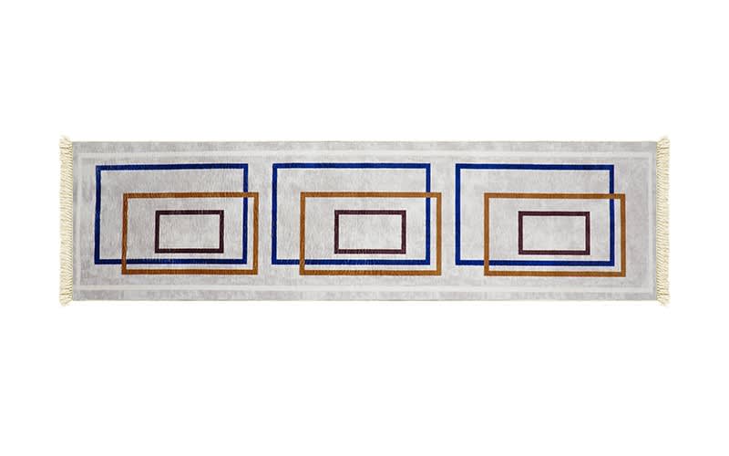 سجاد بامبو الفاخر - ( 300 × 80 ) سم أوف وايت
