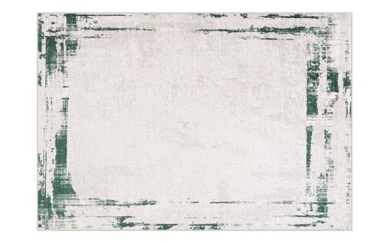 سجاد عازل للماء من أرمادا - ( 180 × 280 ) سم أوف وايت وأخضر