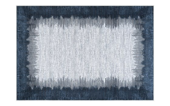 سجاد عازل للماء من أرمادا - ( 160 × 230 ) سم أوف وايت وأزرق