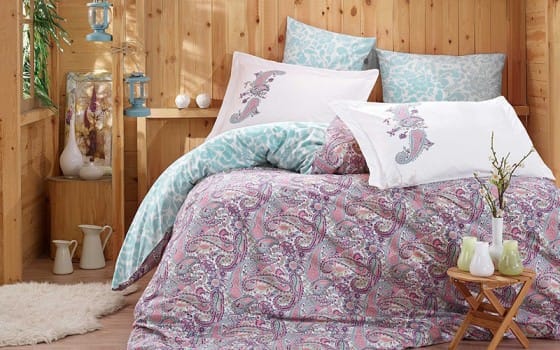 Hobby Cotton Comforter Set 6 PCS - King Multi Color