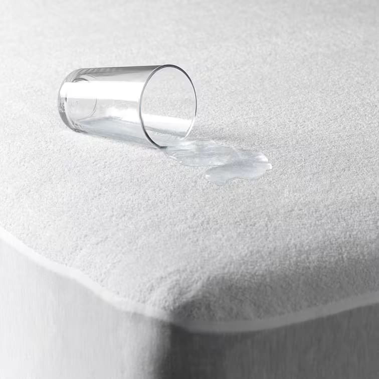 Famous Waterproof Mattress Protector ( 120 X 200 ) cm - White