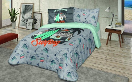 Awesom Kids Comforter Set 4 PCS - Beige