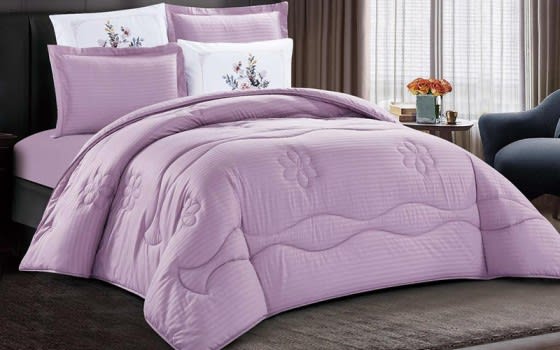 Striped comforter set deals queen