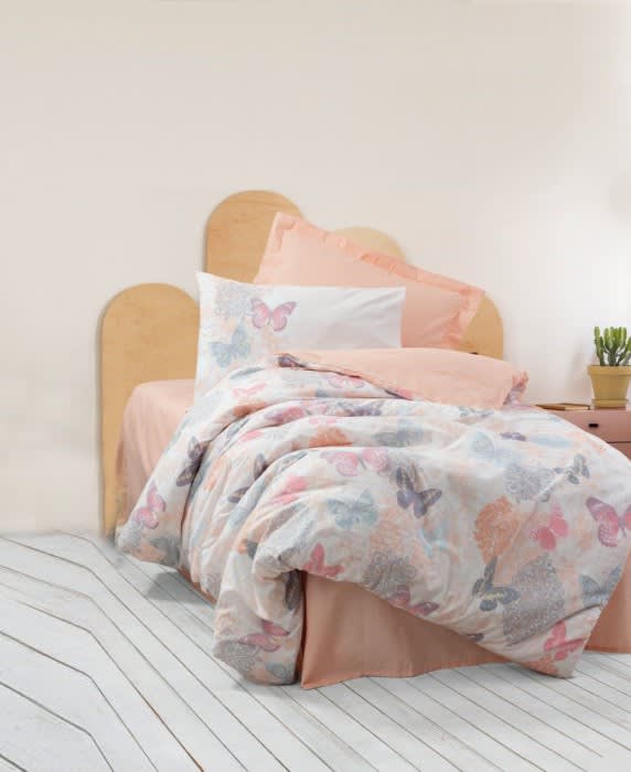 Cotton Box Comforter Bedding Set 4 PCs - Multi Color