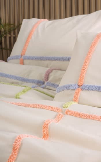 Cotton Box Single Duvet Cover Bedding Set Without Filling 4 PCS - Insula Pudra