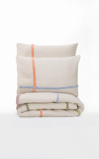 Cotton Box Single Duvet Cover Bedding Set Without Filling 4 PCS - Insula Pudra