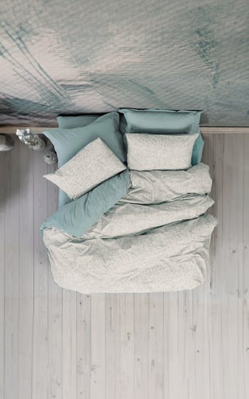 Cotton Box Single Duvet Cover Bedding Set Without Filling 4 PCS - Drops Mint