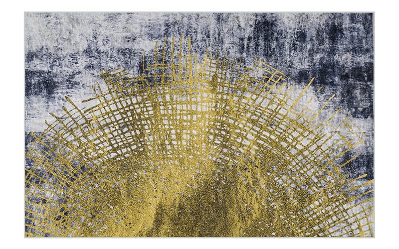 سجاد عازل للماء من أرمادا - ( 180 × 280 ) سم رمادي و ذهبي