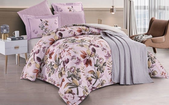 Mona Comforter Bedding Set With Bedspread 7 PCS - King Multi Color