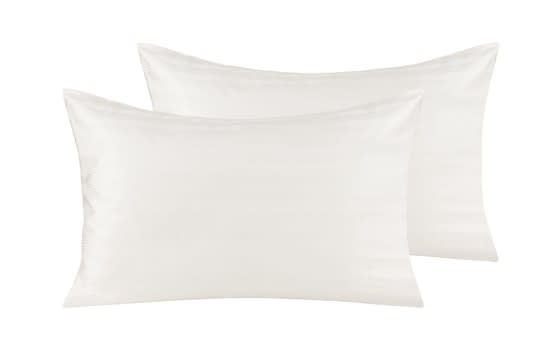 Cannon Stripe Pillow Case 2 PCS - Ivory