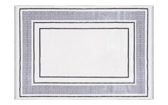 سجاد بريميوم شاين - ( 240 × 340 ) سم أبيض وأزرق
