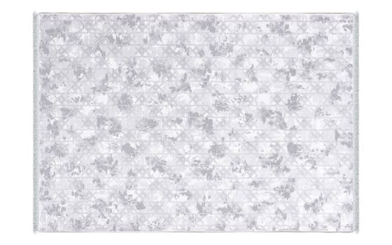 سجاد بريميوم شاين - ( 200 × 290 ) سم رمادي و أبيض