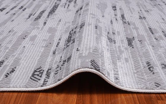 Shine Premium Carpet - ( 80 x 200 ) cm Grey