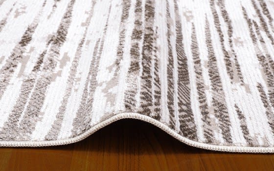 Shine Premium Carpet - ( 80 x 300 ) cm Beige & Cream
