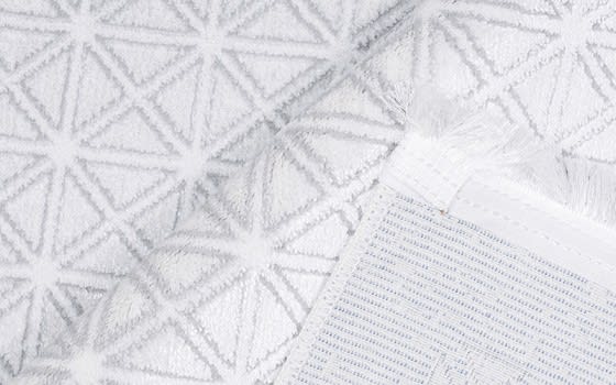 Shine Premium Carpet - ( 240 x 340 ) cm Off White & Blue