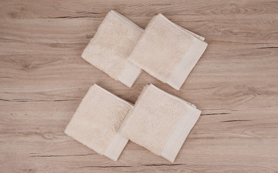 Soft & Always Tencel Towel 4 PCS ( 33 X 33 ) - Cream