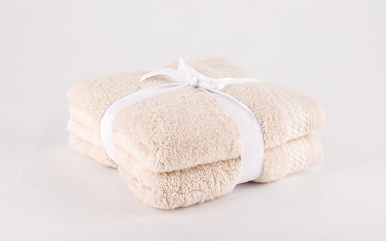 Soft & Always Tencel Towel 2 PCS ( 41 X 76 ) - Cream