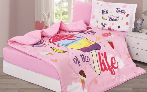 Aria Kids Comforter Bedding Set - Pink
