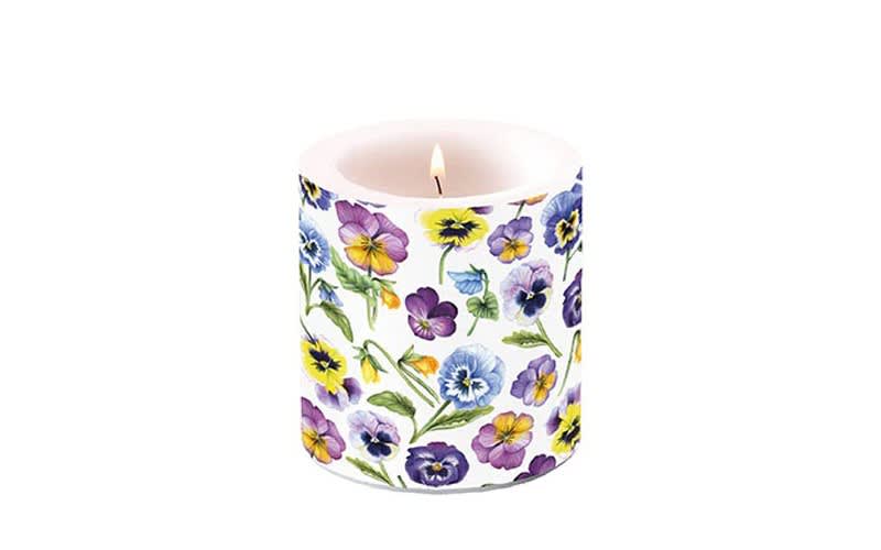 Ambiente Pansy All Over Candle - ( S )