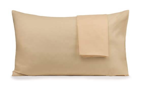 Fashion Plain Pillow Case 2 PCS - Beige