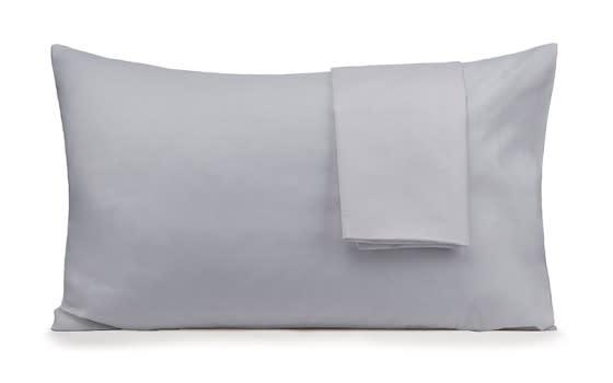 Fashion Plain Pillow Case 2 PCS - Grey