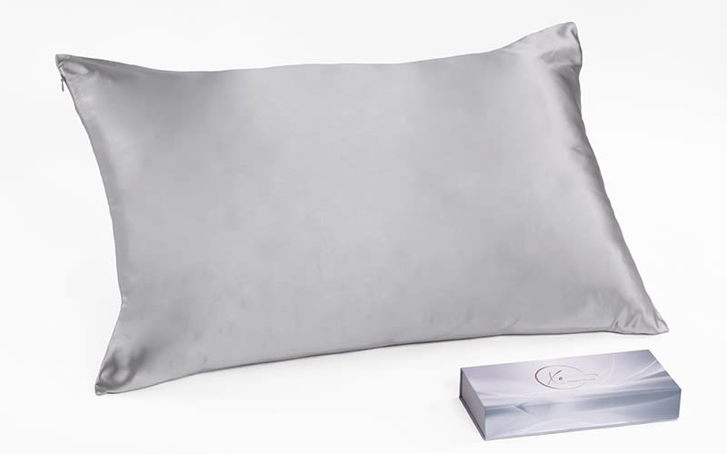 Silk Pillow Case 16 Momme 1 PC - Silver