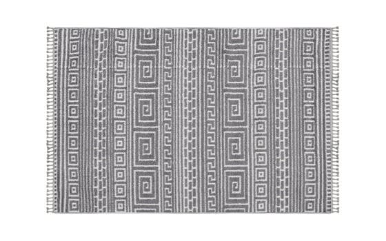 سجاد بريميوم سمر - ( 120 × 180 ) سم رمادي و أوف وايت