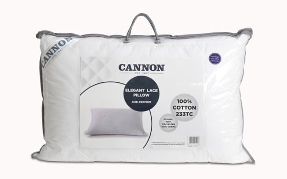 Cannon Elegant Lace Pillow - ( 50 X 75 ) 