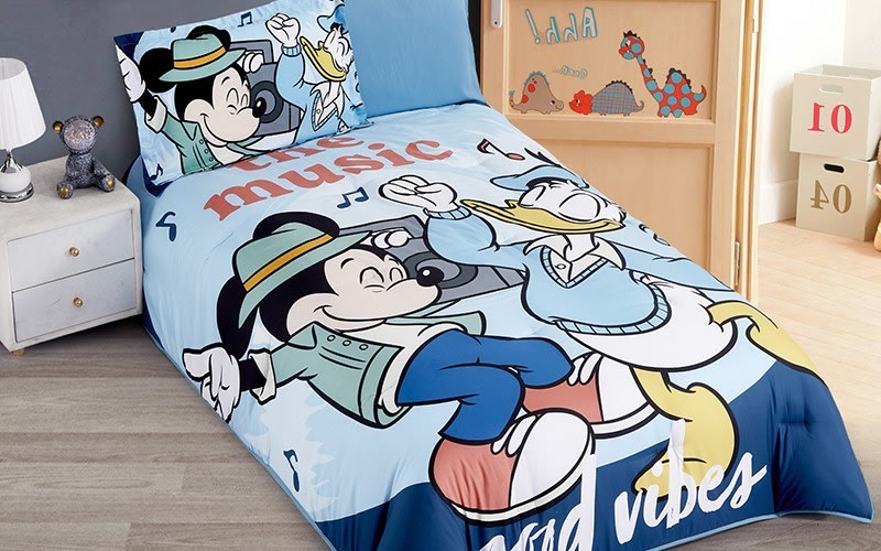 Disney Kids Comforter Bedding Set 4 PCs - Multi Color