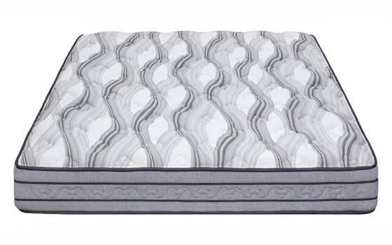 Crystal Pocket Spring Mattress ( 200 x 200 ) + 29 cm White & Grey