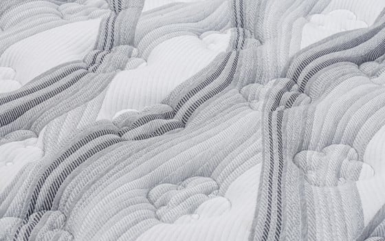 Crystal Pocket Spring Mattress ( 200 x 180 ) + 29 cm White & Grey