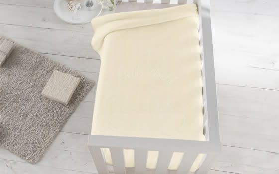 Cannon Acrylic Baby Embossed Blanket 1 PC - Cream