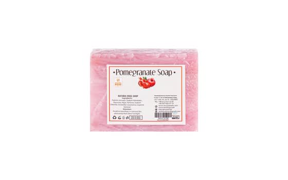 Natural Rose Soap - Pomegranate