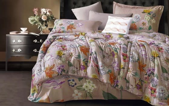 Batool Comforter Bedding Set 8 PCS - King Multi Color