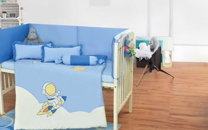 Baby Comforter Bedding Set 6 PCS - Blue
