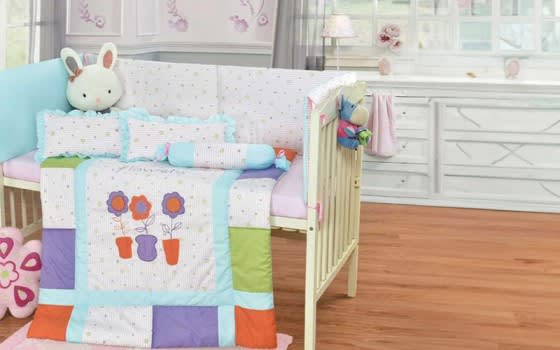 Baby Comforter Bedding Set 6 PCS- Multi Color
