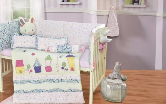 Baby Comforter Bedding Set 6 PCS - Multi Color