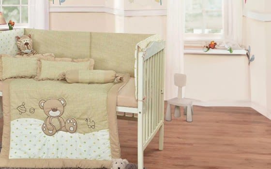 Baby Comforter Bedding Set 6 PCS - Beige
