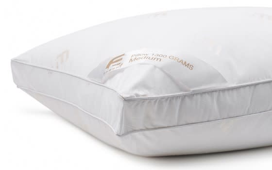 Famous Cotton Pillow 1300 GM - ( 50 X 75 ) cm - Medium Firm