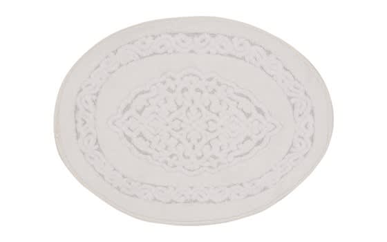 Armada Cotton Oval Bath mat 2 PCS - Off White