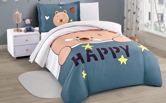 Stars Kids Comforter Bedding Set 4 PCS - Green