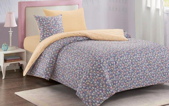 Valentini Cotton Kids Comforter Bedding Set 4 PCS - Multi Color