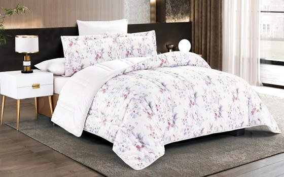 Armada Flip Four Season 2024 Comforter Bedding Set 6 Pcs - King White