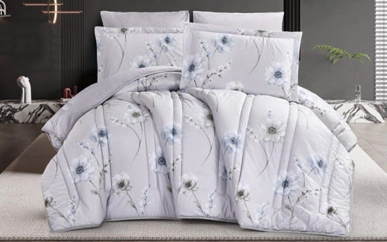 Armada Flip Four Season 2024 Comforter Bedding Set 6 Pcs - King L.Grey